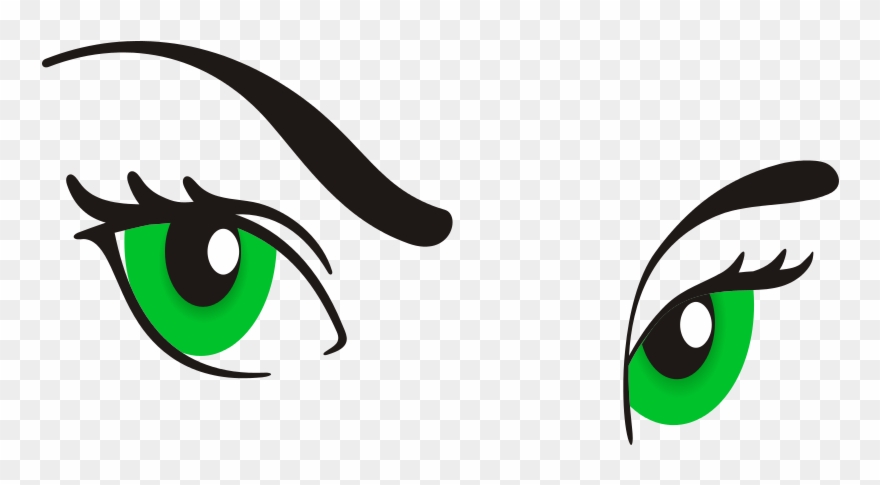 Green Eyes Clipart Eyebrow.