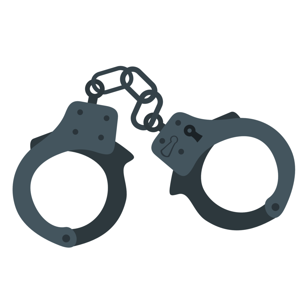 HandCuffs Clipart PNG Image.