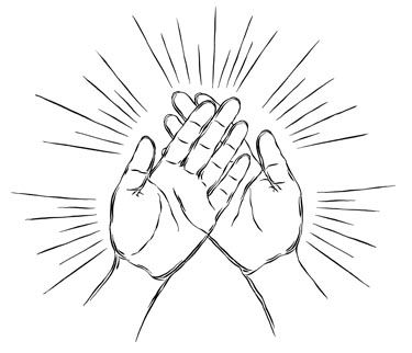 Free download Healing Hands Clipart for your creation..