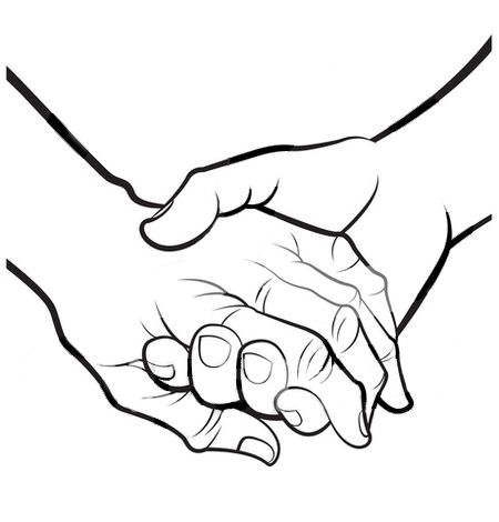 Clipart Holding Hands No White Box.