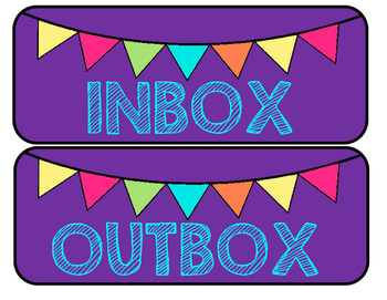 Inbox/Outbox Clip Art