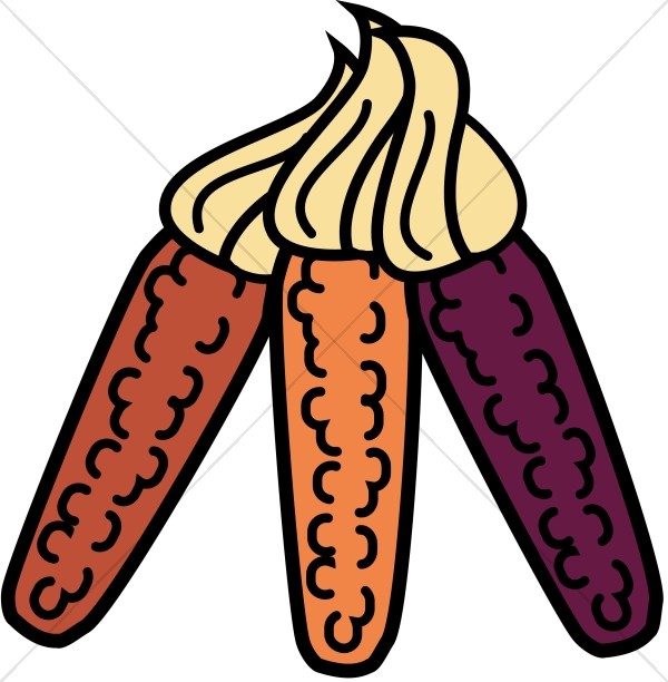 Indian Corn Clipart.