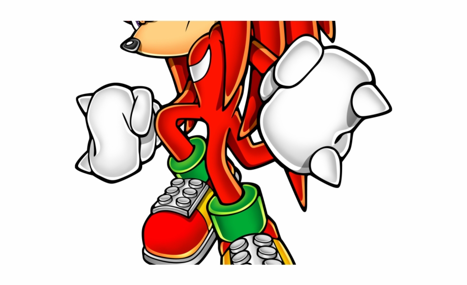 Sonic The Hedgehog Clipart Knuckles The Echidna.