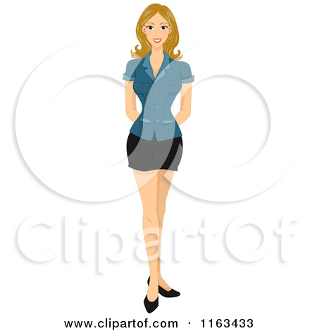 Lady Clipart Standing.