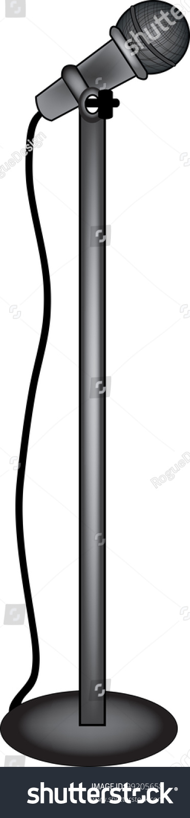 Clipart Microphone Stand & Free Clip Art Images #19425.