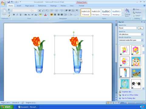 how to add word art to a picture in microsoft word 2007