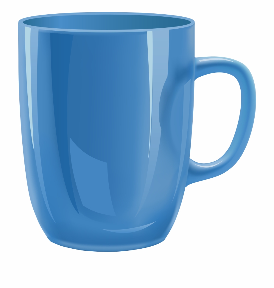 Blue Cup Png Clipart.