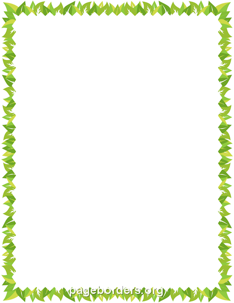 Nature Borders Clip Art Free Printable