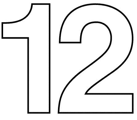 Free Pictures Of The Number 12, Download Free Clip Art, Free Clip.