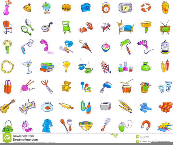 Everyday Object Clipart.