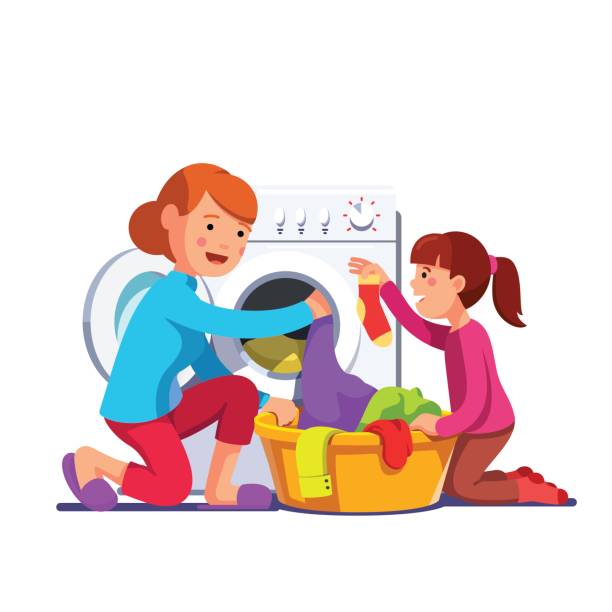 Top 60 Household Chores Clip Art, Vector Graphics and Illustrations.