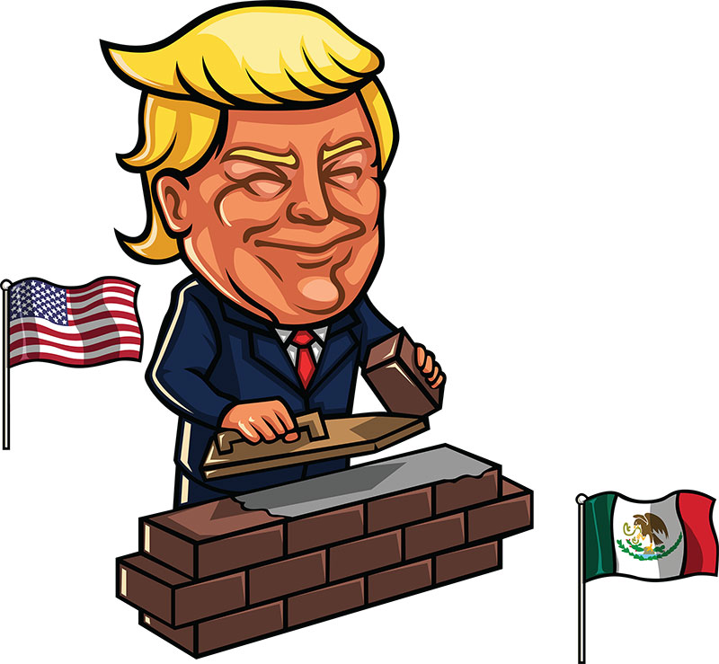 18 FREE Donald Trump Clipart Cartoons.