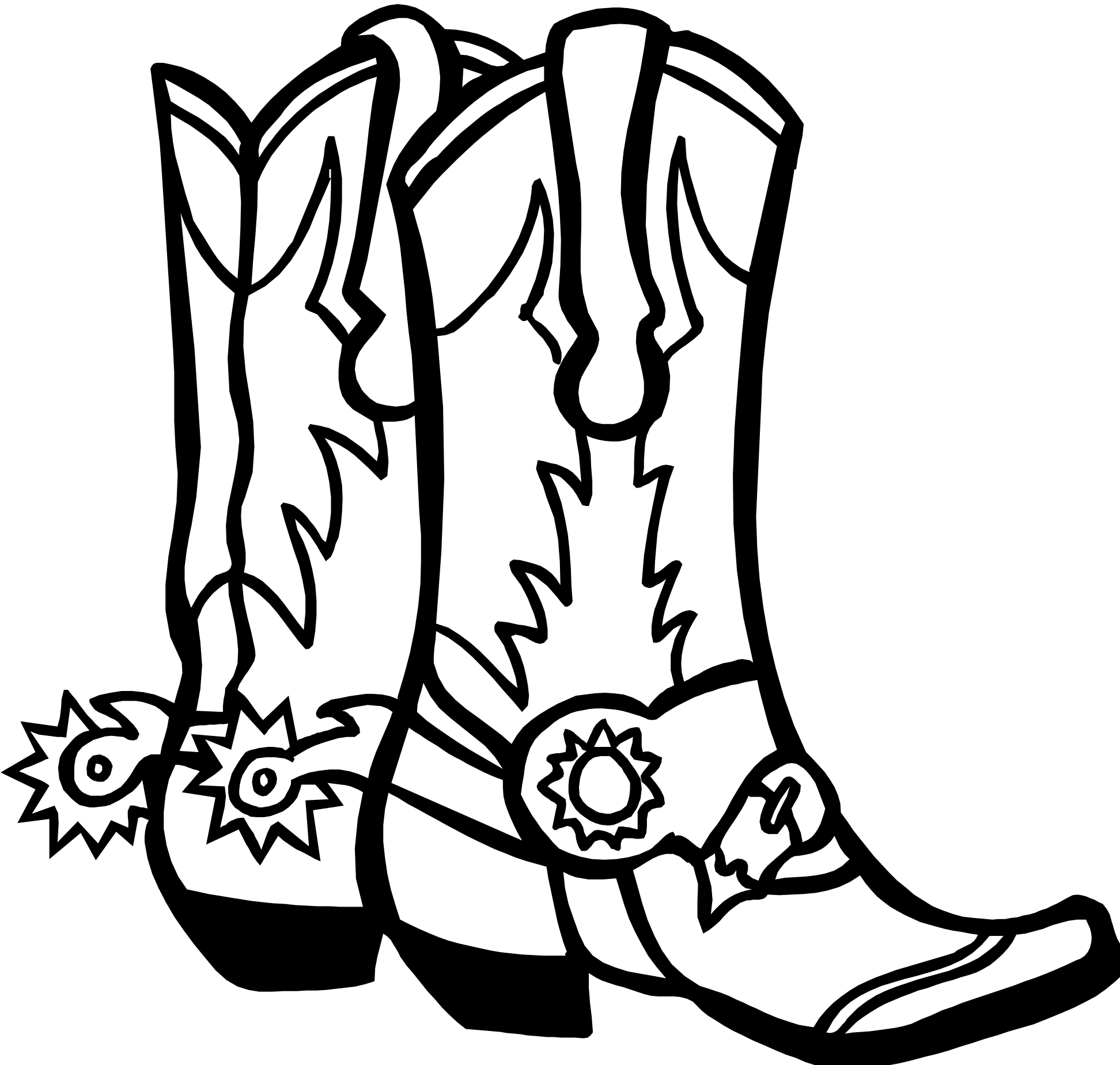 Cowboy boot Free content Clip art.