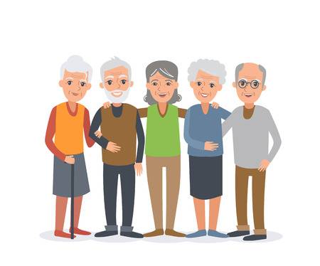 66,114 Elderly People Stock Illustrations, Cliparts And Royalty Free.