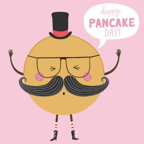 Happy Pancake Day Clipart.