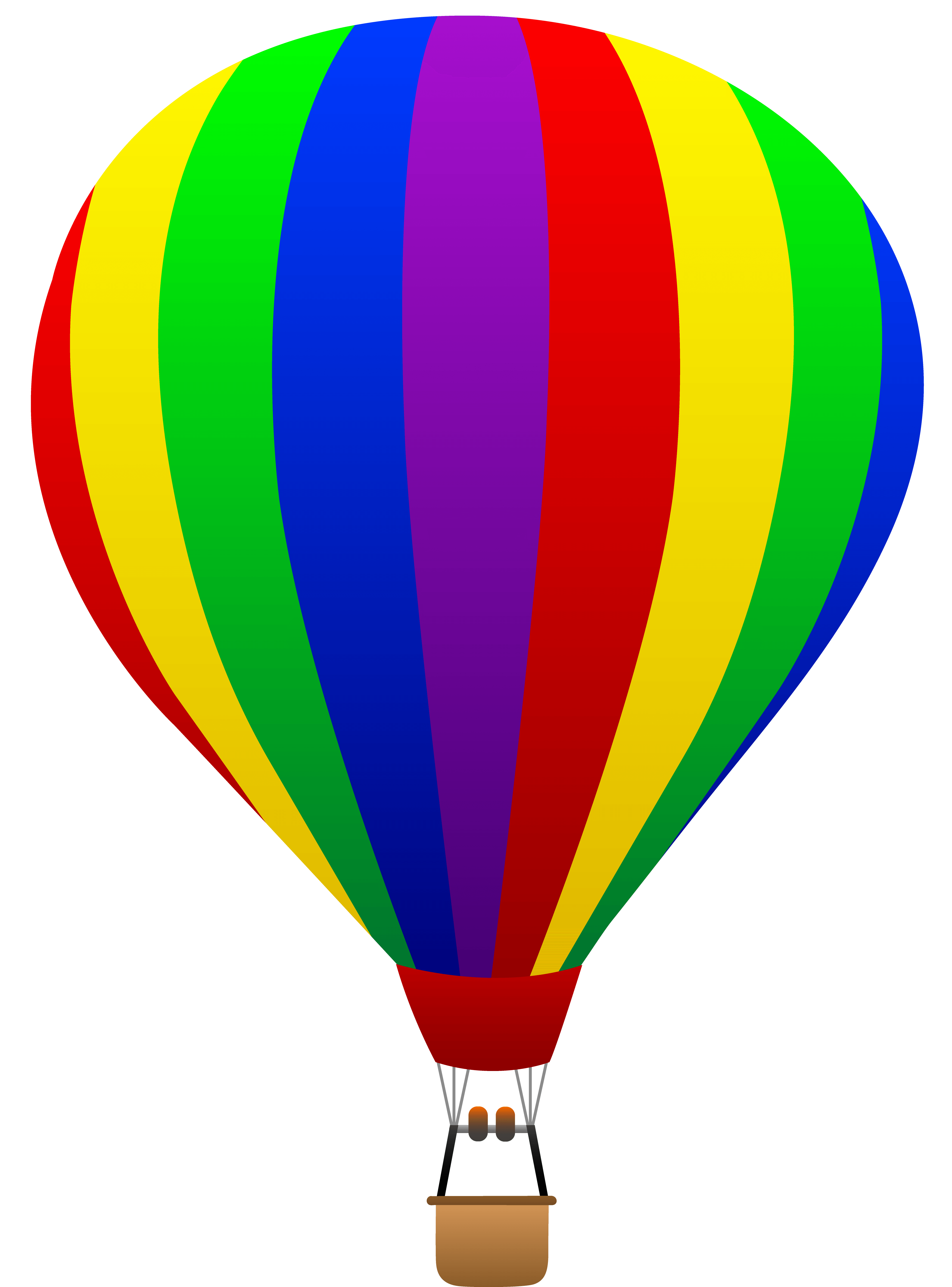 Rainbow Parachute Clipart.