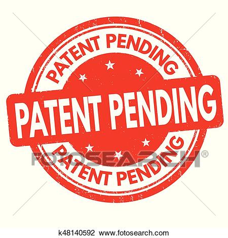 Patent pending sign or stamp Clipart.