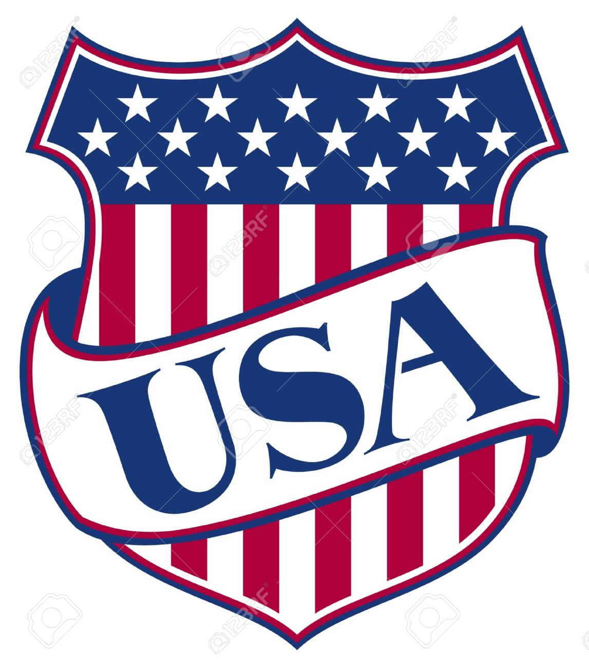 UNITED STATES OF AMERICA shield USA.
