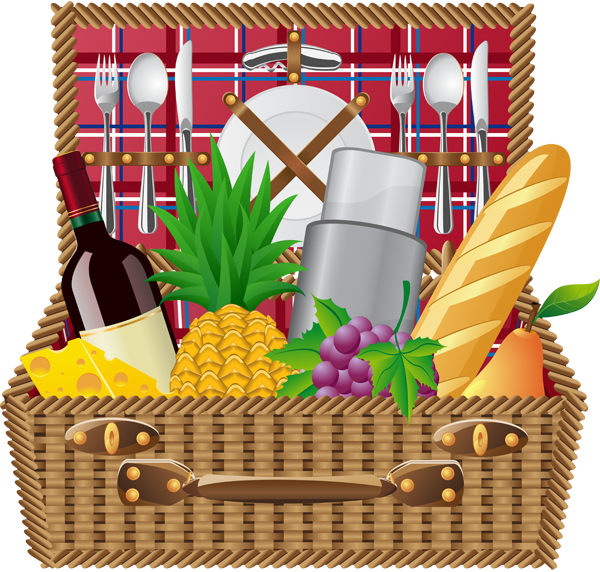 clip art picnic basket 20 free Cliparts | Download images on Clipground ...