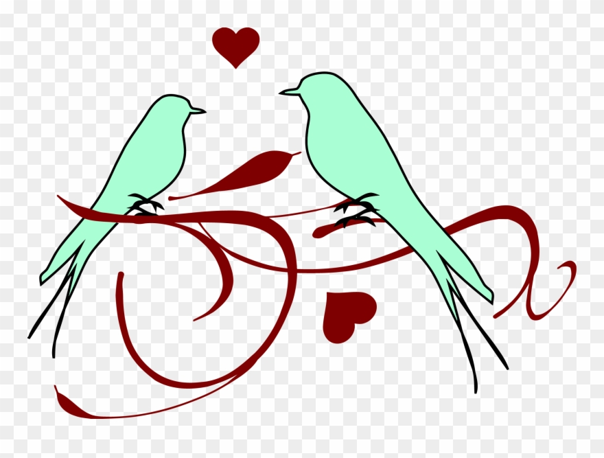 Love Birds Clipart.