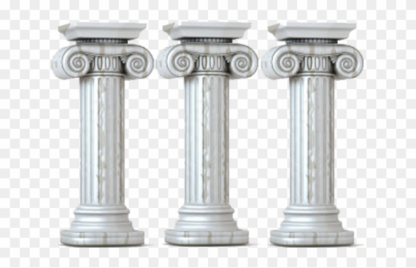 Columns Clipart Three Pillar.