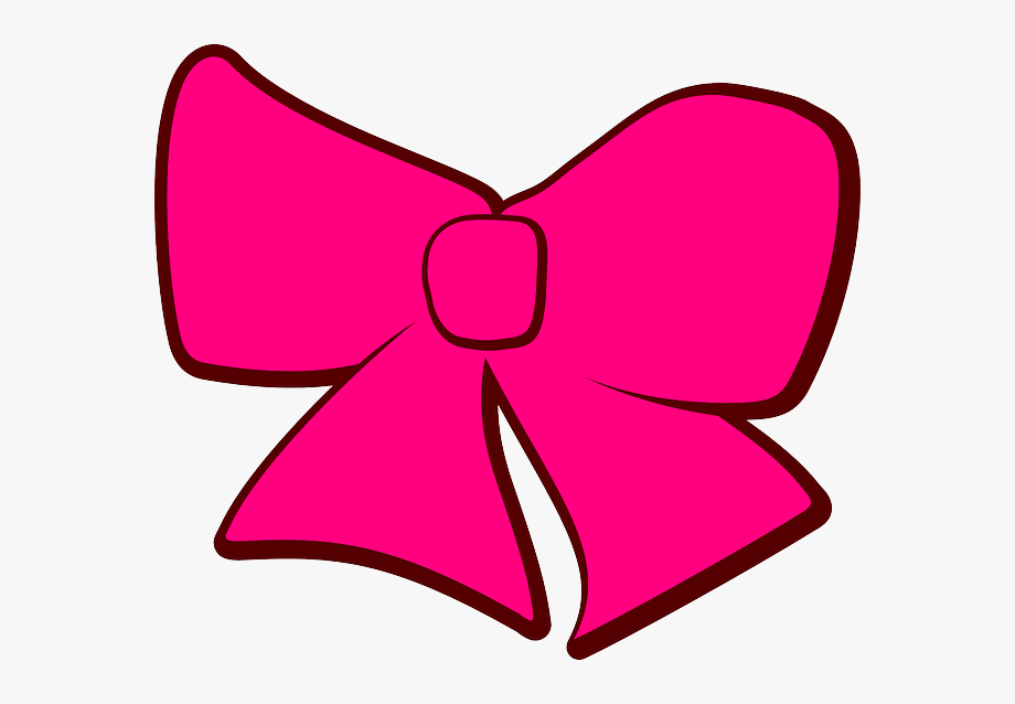 Pink Bow Clip Art.