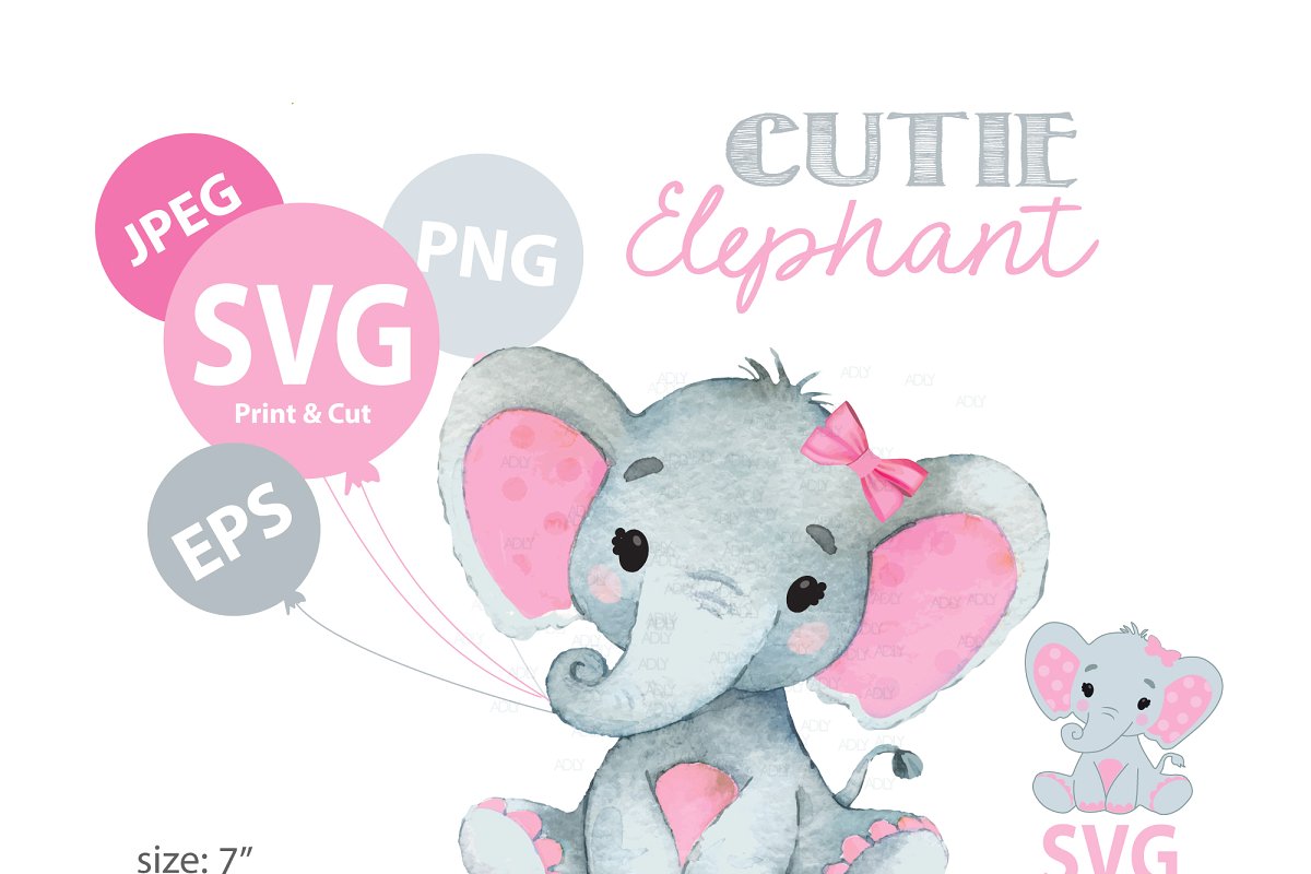 clip art pink elephant 20 free Cliparts | Download images on Clipground ...