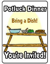 pot luck dinner clip art