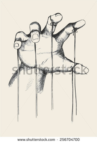 Puppet Strings Stock Images, Royalty.