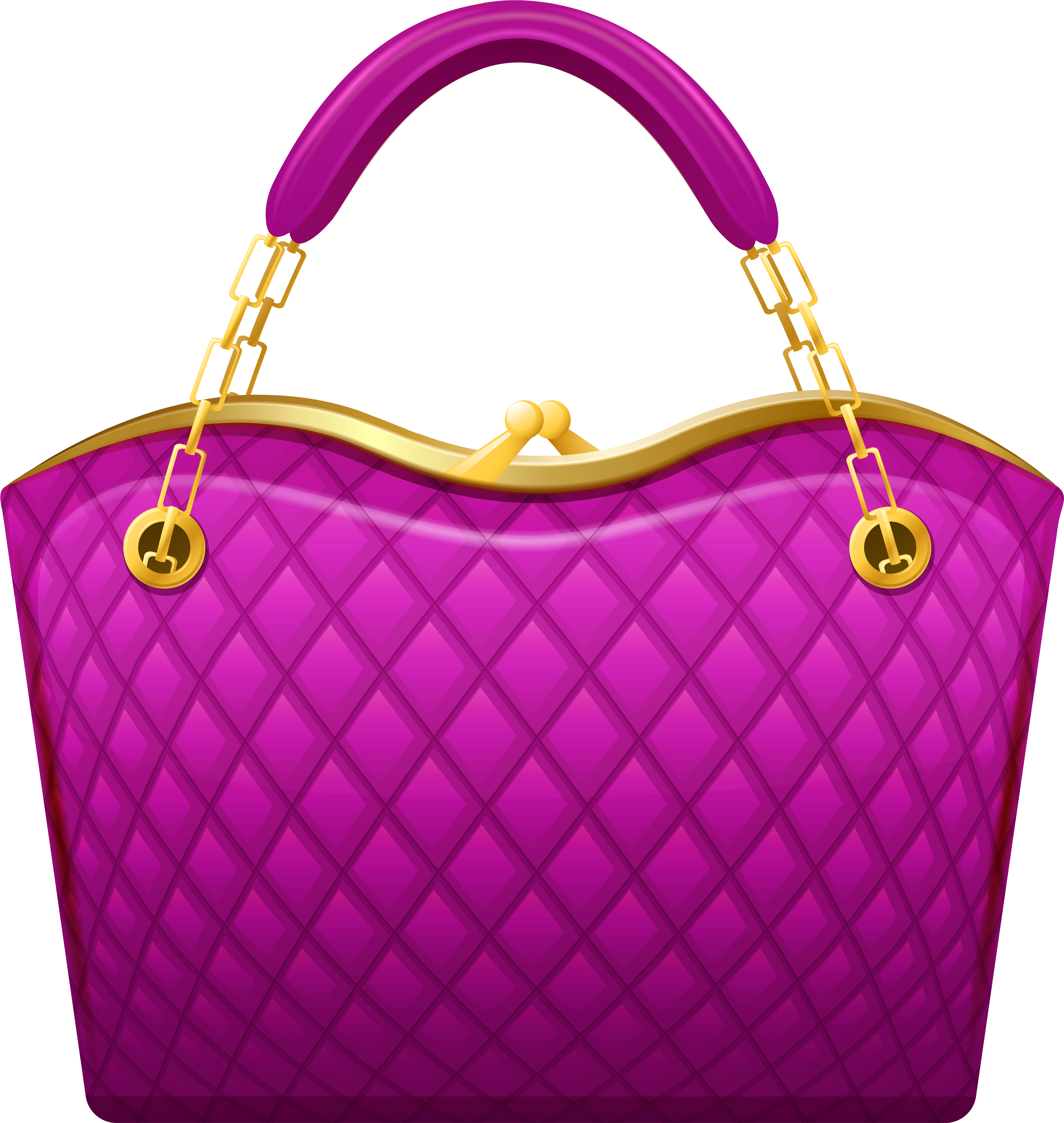Pink Handbag Png Clip Art.