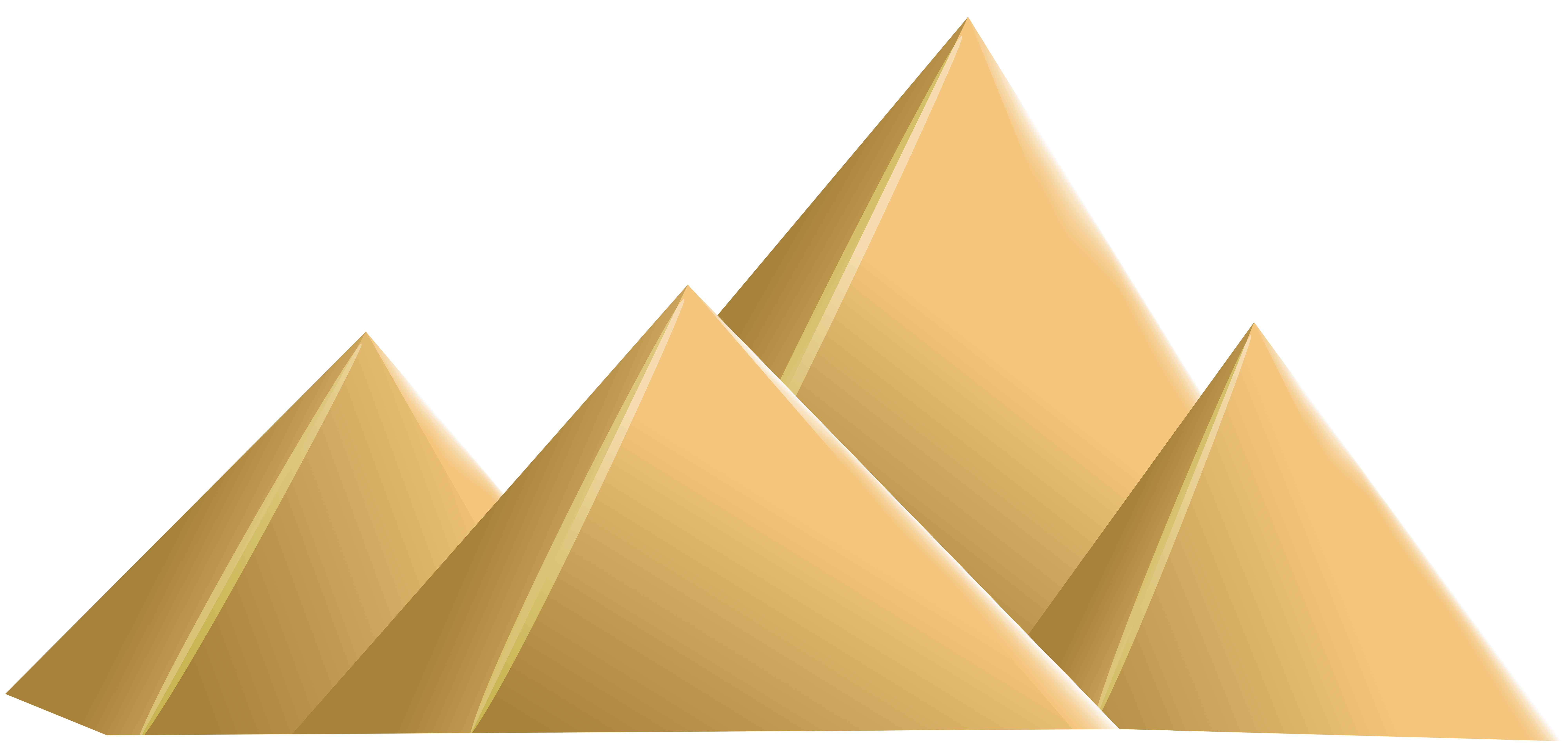 Egyptian Pyramids PNG Clip Art.