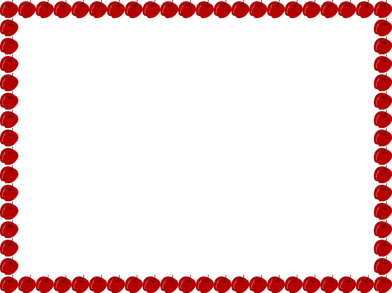 Red And Black Border Clip Art.