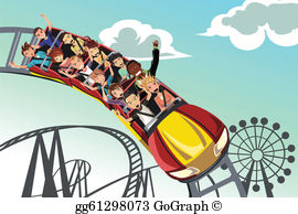 Rollercoaster Clip Art.