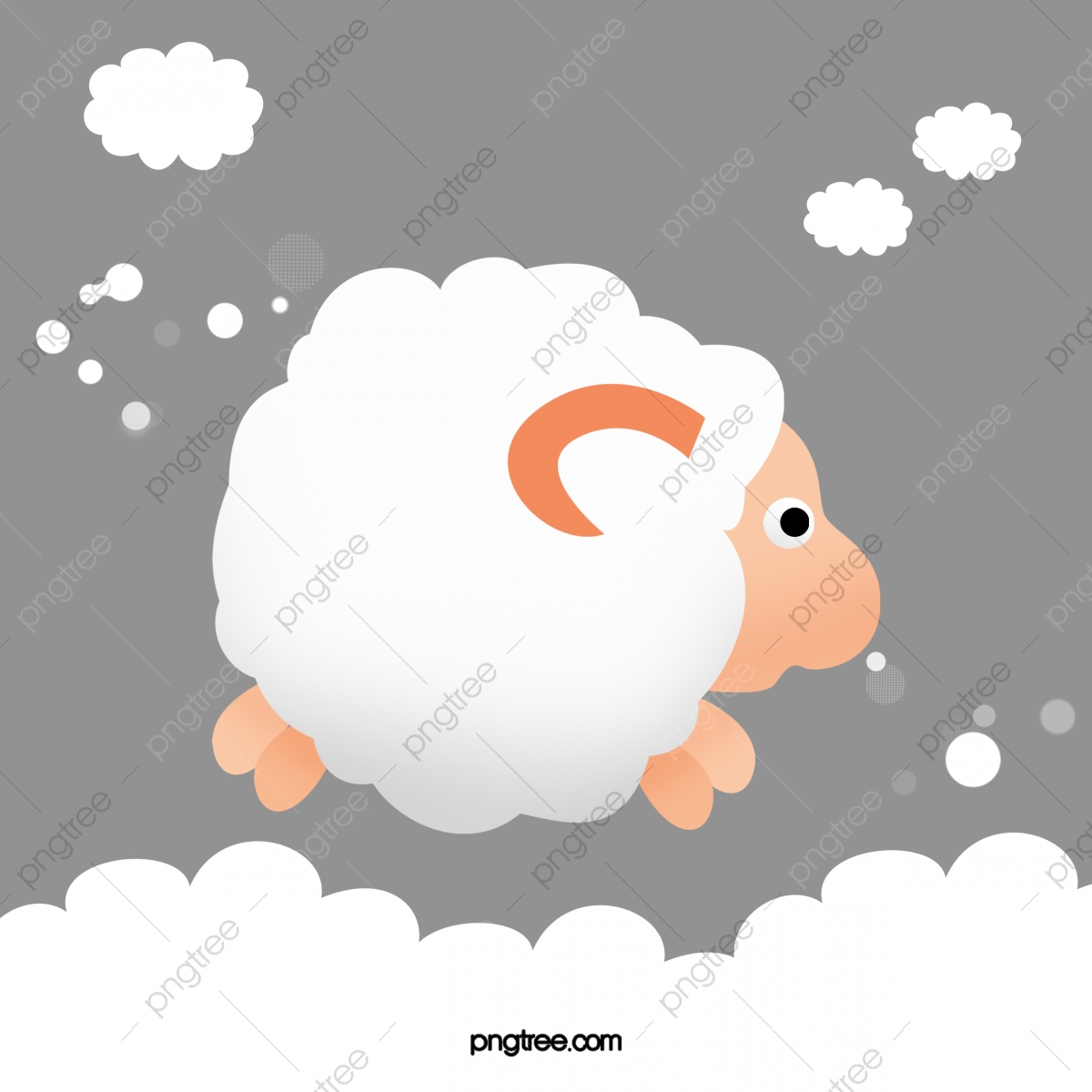 Sheep Eid Al Adha, Sheep Clipart, Sheep, Cartoonmeng Chong PNG.