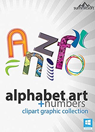Amazon.com: Alphabet Art & Numbers ClipArt for Windows [Download.