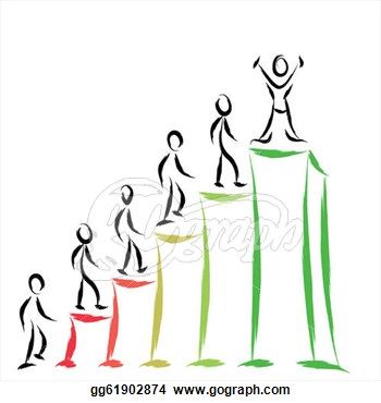 Steps To Success Clipart People success.