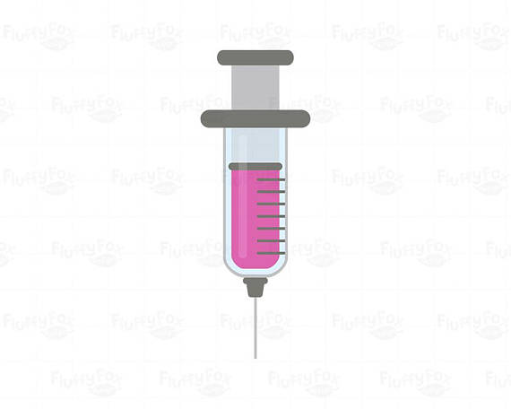 Syringe Clipart, Syringes Clip Art, Medical Doctor Drug Medicine.