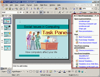 Jan's PowerPoint Basics: Task Pane.