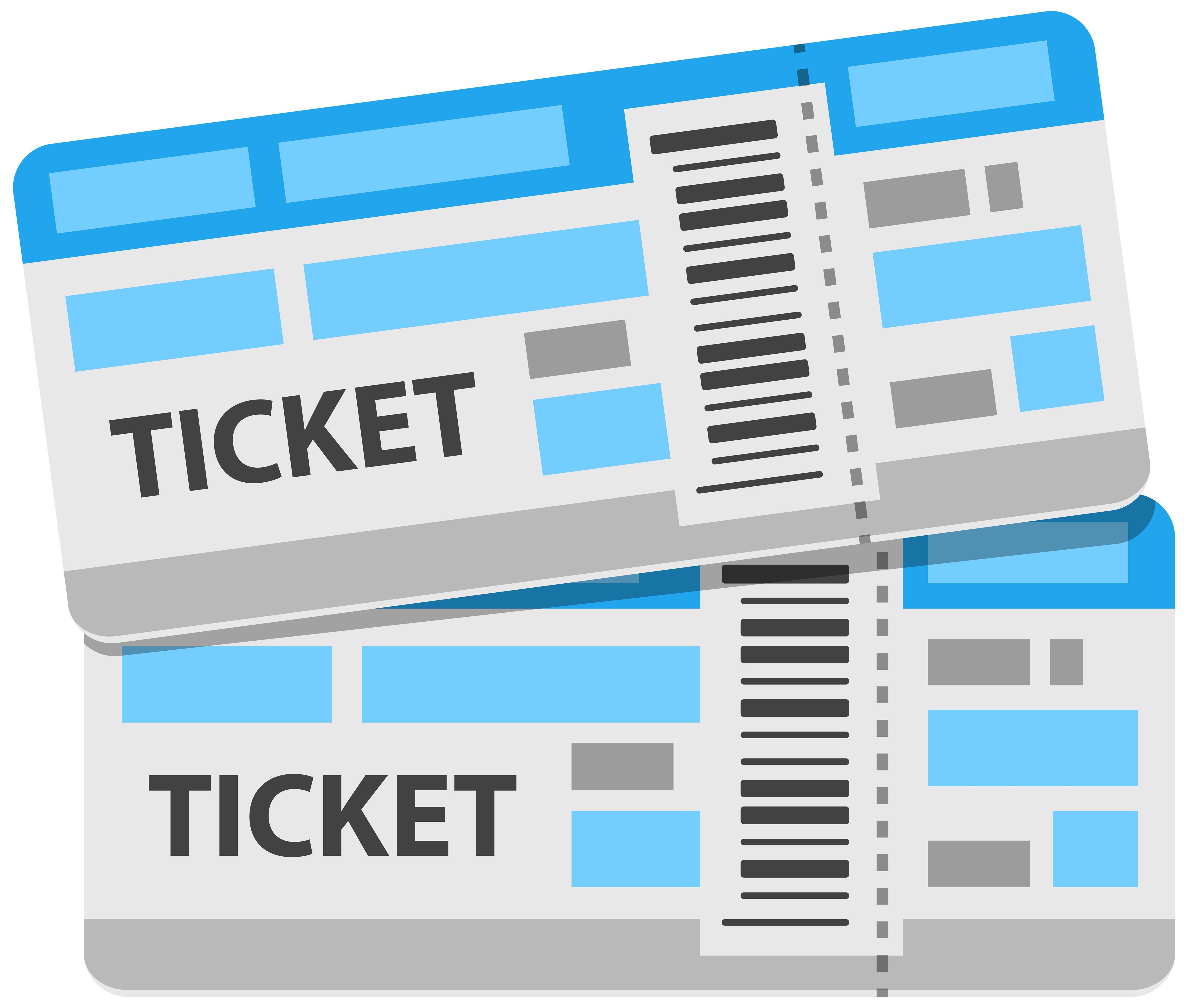 Tickets PNG Clipart Image.