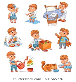 Tidy Up The Toys Stock Illustrations, Imag #292271.