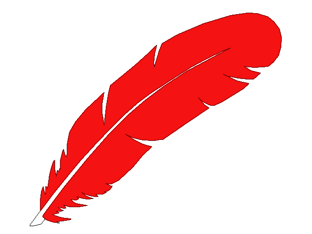 Red feather clipart (25 ).