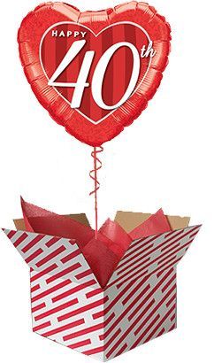40th Happy Anniversary Balloon in 2019.