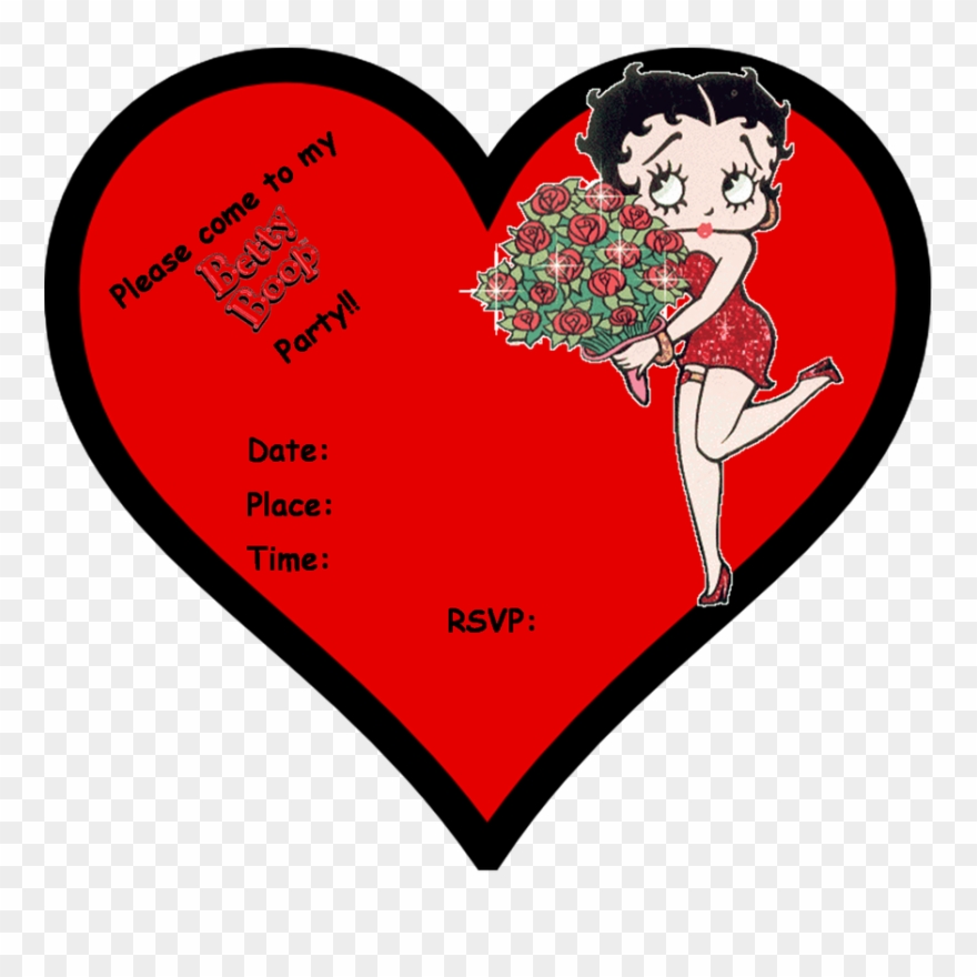 Betty Boop, Party Shop, 60th Birthday, Turning 50, Clipart.
