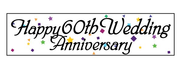 60 Anniversary Clip Art