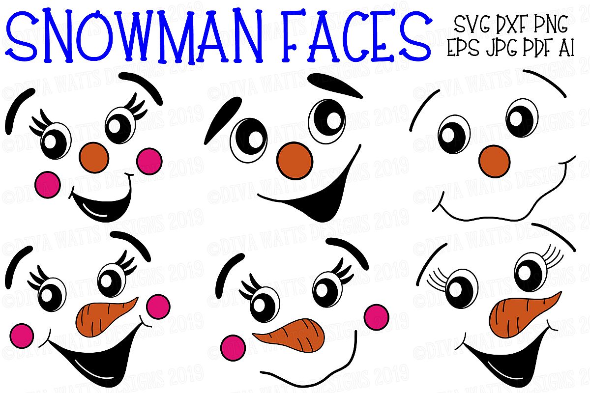 Snowman Faces.
