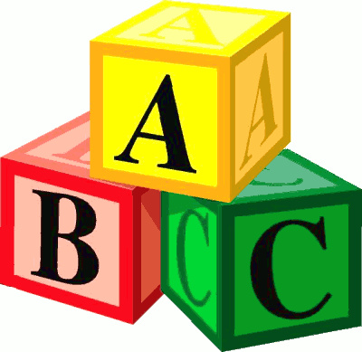 ABC Blocks Clipart.