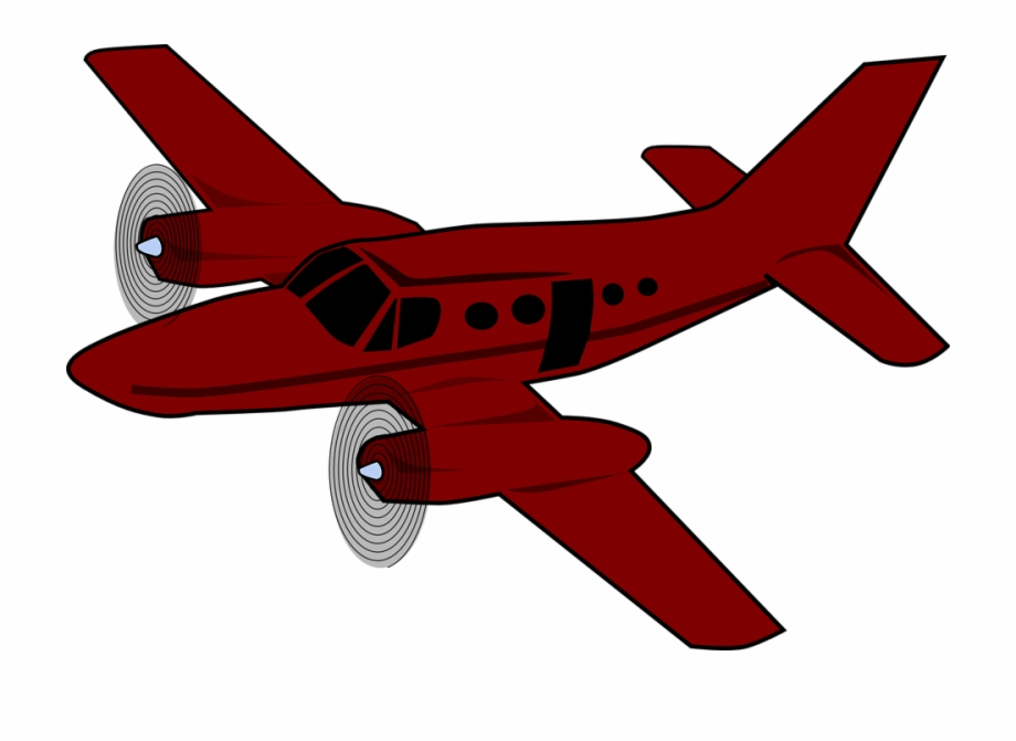 Download Red Aeroplane Clipart Airplane Aircraft Clip.