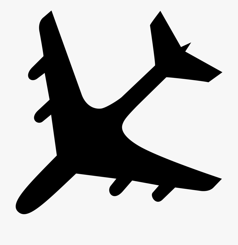 Clipart Airplane Accident.