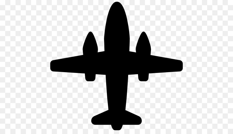 Airplane Silhouette png download.