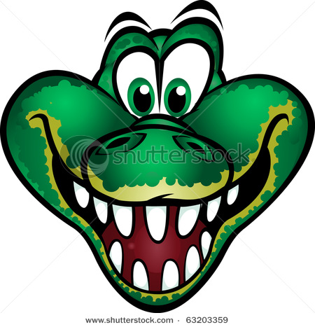 333 Gator free clipart.